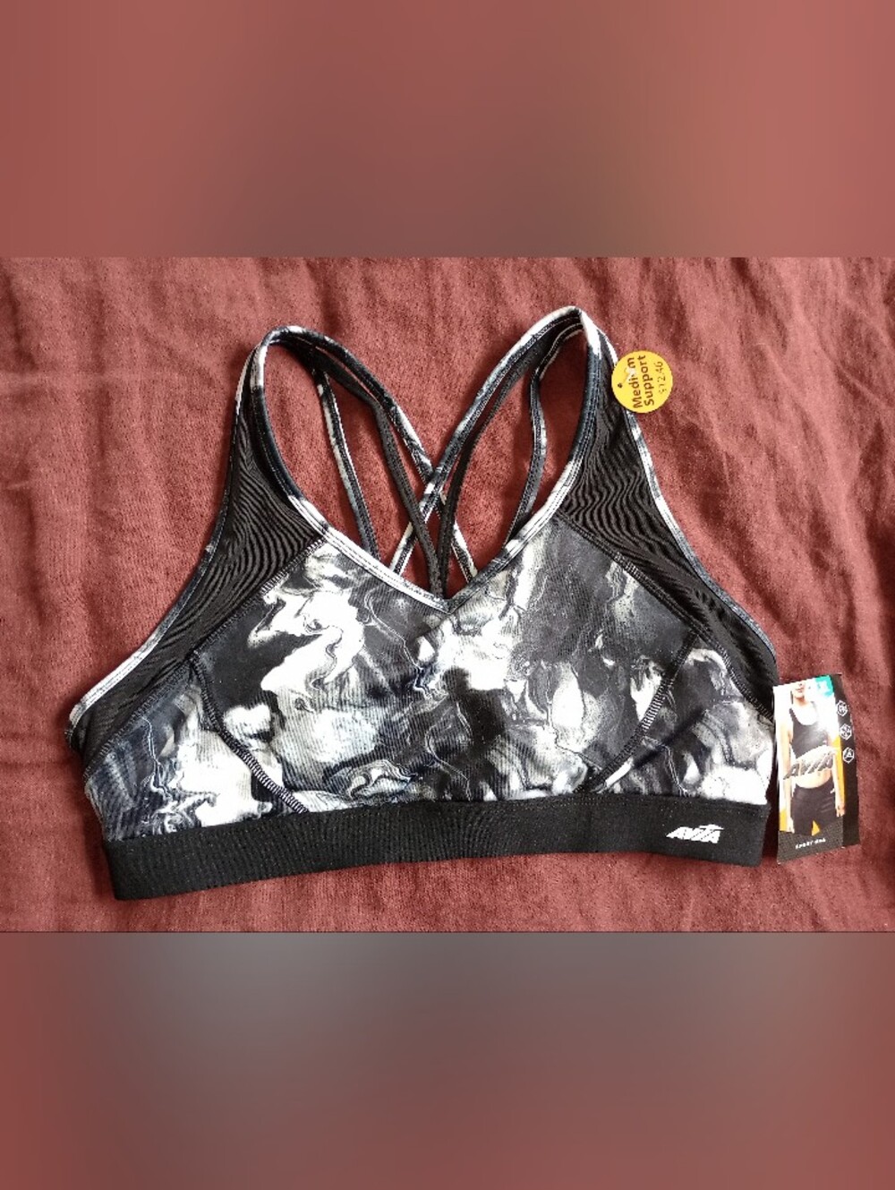 Avia Medium Support Racerback Sports Bra